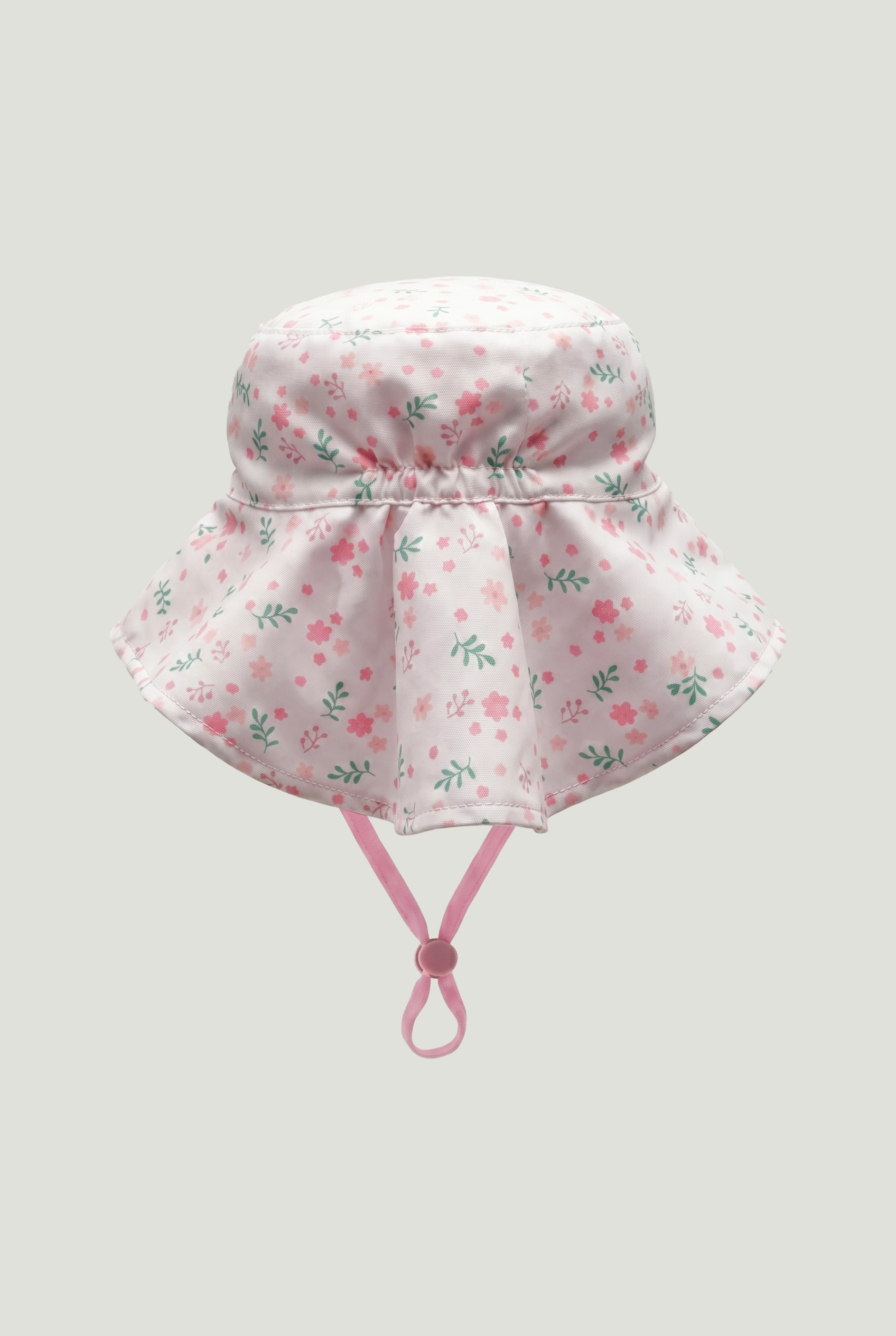 Phuket UV Korumalı Çift Yönlü Çocuk Şapkası Pembe Beyaz