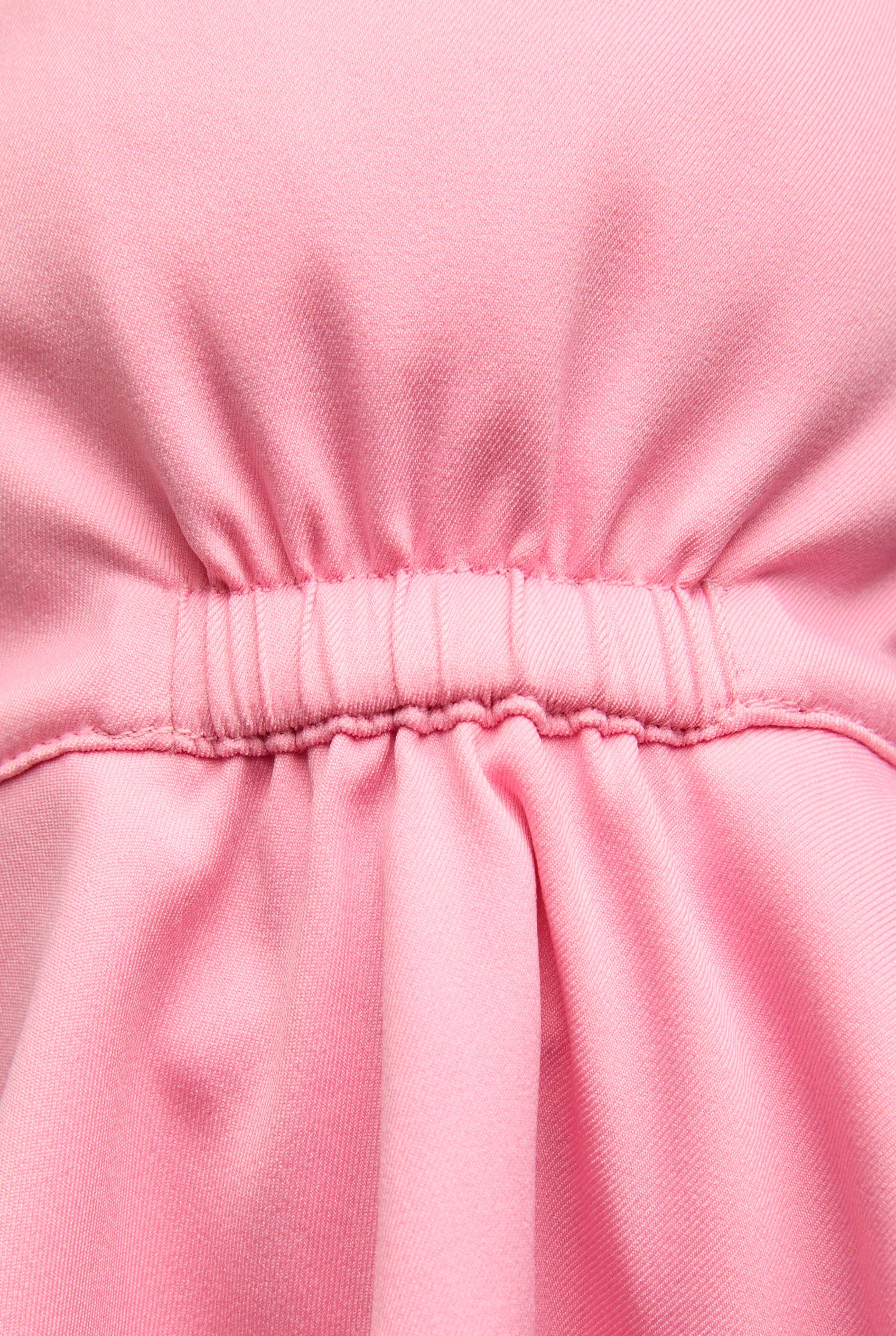 Phuket UV Korumalı Çift Yönlü Çocuk Şapkası Pembe Beyaz