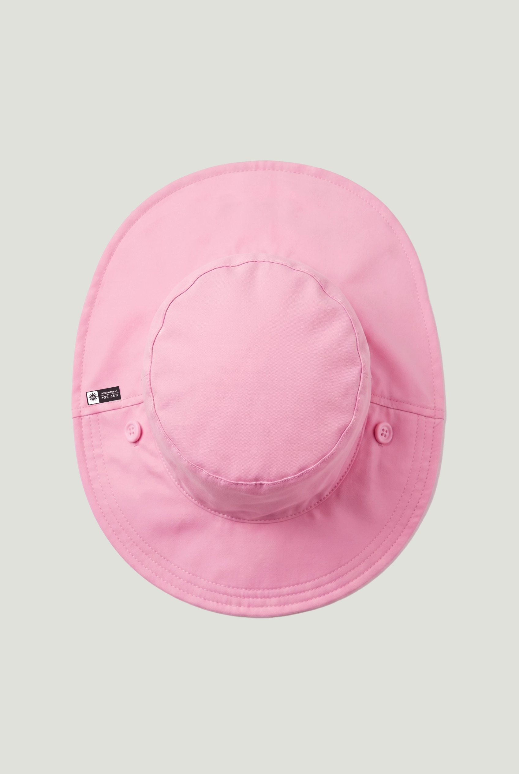 Phuket UV Korumalı Çift Yönlü Çocuk Şapkası Pembe Beyaz